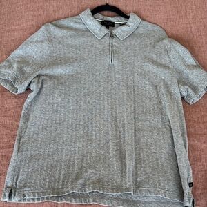 Ted Baker Light Gray Polo Shirt size 5